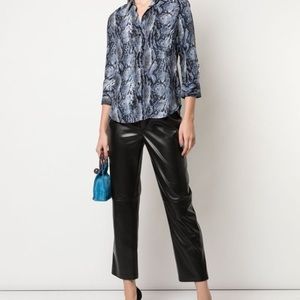 Snake print Shirt in blue